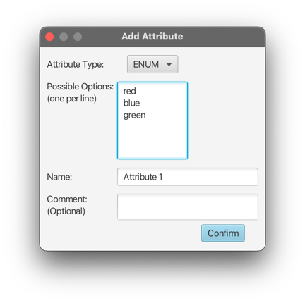 Add enum attribute