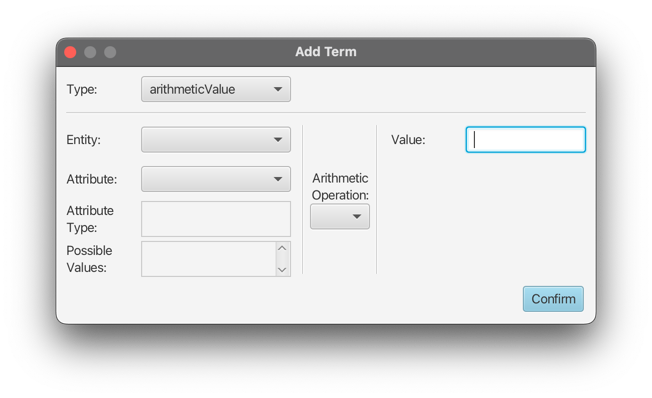 Add arithmetic value term