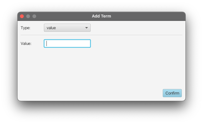 Add value term