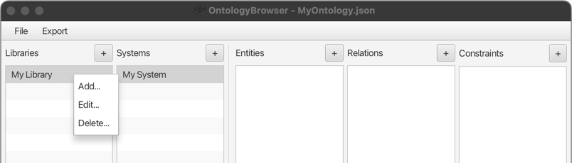 Context Menu
